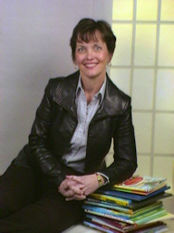 Carolyn with books