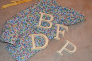 Letter Bag tactile learning