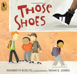 2014 best books for middle grades Including Those Shoes