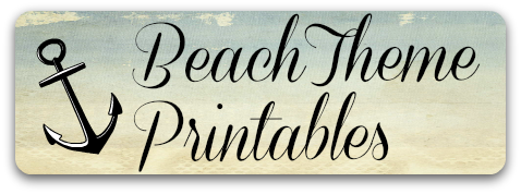 Beach Theme Early Learning Printables from Storytime Standouts