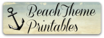 Beach Theme Early Learning Printables and Picture Books for Homeschool and Classroom