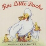 Five Little Ducks illustrated by Ivan Bates, a great springtime pick for toddlers Five Little Ducks illustrated by Ivan Bates