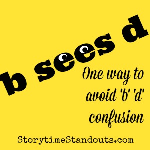 b sees d - One way for young children to avoid b d confusion b sees d - One way for young children to avoid b d confusion