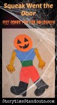 Squeak Went the Door is a Halloween flannel board story Halloween flannel board story for preschool and kindergarten