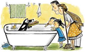 Harry the Dirty Dog bathtub spread Harry the Dirty Dog bathtub spread