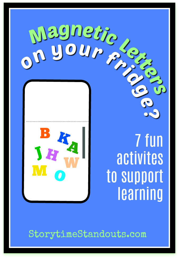 Activities for learning with magnetic letters, great for homeschool and preschool