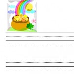 Free Printable St Patrick's Day Interlined Paper from Storytime Standouts