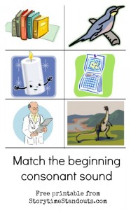 Match the Beginning Consonant Sound