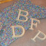 A tactile alphabet learning game for homeschool and kindergarten