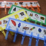 One of our most popular prereading games, Clothespin Letter Match