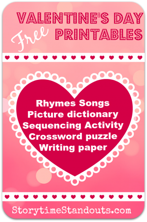 Valentine's Day Printables for Preschool, Homeschool and Kindergarten