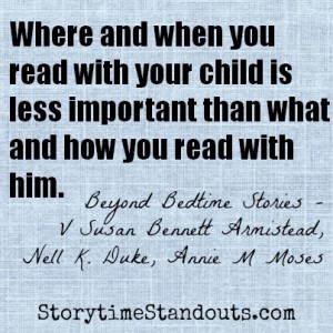 Storytime Standouts answers ten questions about reading aloud to children