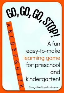 An Easy to Make Alphabet Learning Game for Preschool and Kindergarten