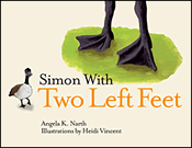 Storytime Standouts reviews anti bullying picture book, Simon with Two Left Feet