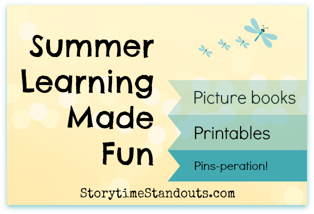 Free printables and picture book suggestions for Summer Learning Summer Learning Made Fun for Kindergarten, Preschool and More
