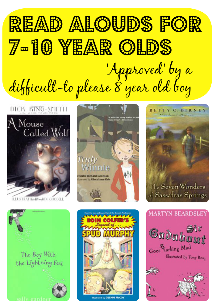 Great books to read  alouds to 7-10 Year Olds