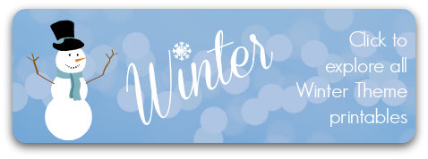 Storytime Standouts Winter Theme Printables for Homeschool, Preschool and Kindergarten