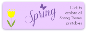 Spring Theme Early Learning Printables