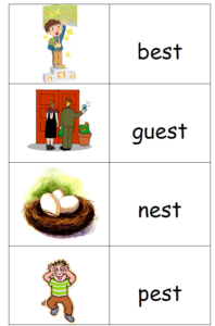 est Word Family Printable from Storytime Standouts
