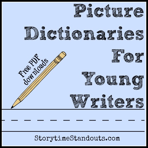 Free printable picture dictionaries for kids and ELL students