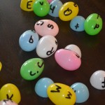 Learning Letters with Plastice Eggs