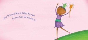 spread from My Princess Boy, a picture book about acceptance 