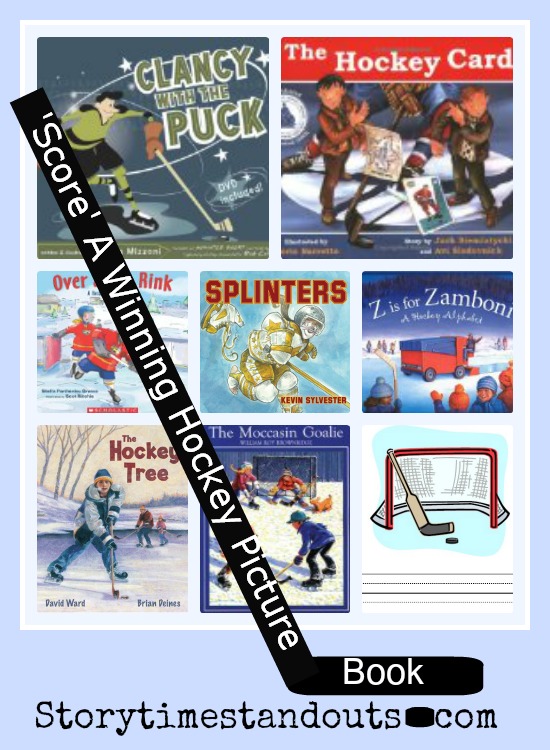 Storytime Standouts shares ice hockey-theme picture books for preschool and kindergarten