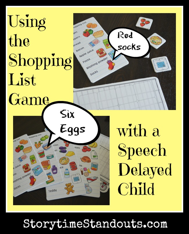 Using the Shopping List Game with a Speech Delayed Child