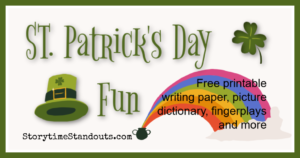 ST Patrick's Day printables for kids from StorytimeStandouts.com