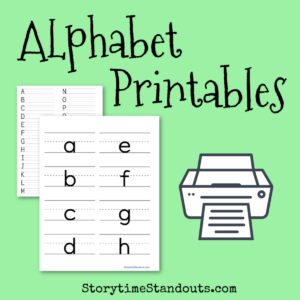 Printables Alphabets for Home and School from StorytimeStandouts