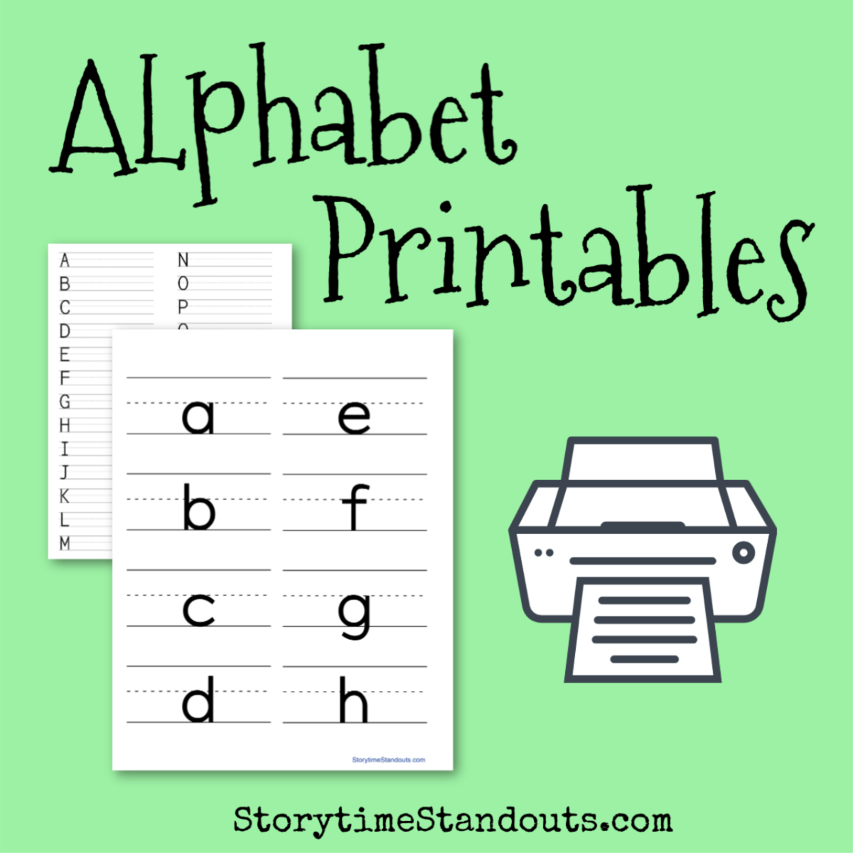 15 awesome printable alphabets plus games for teaching letters