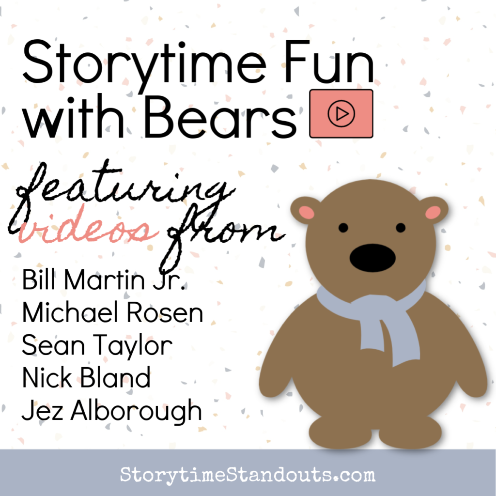 Storytime with Bears features videos of authors and others reading stories about bears. Includes free printables for children.